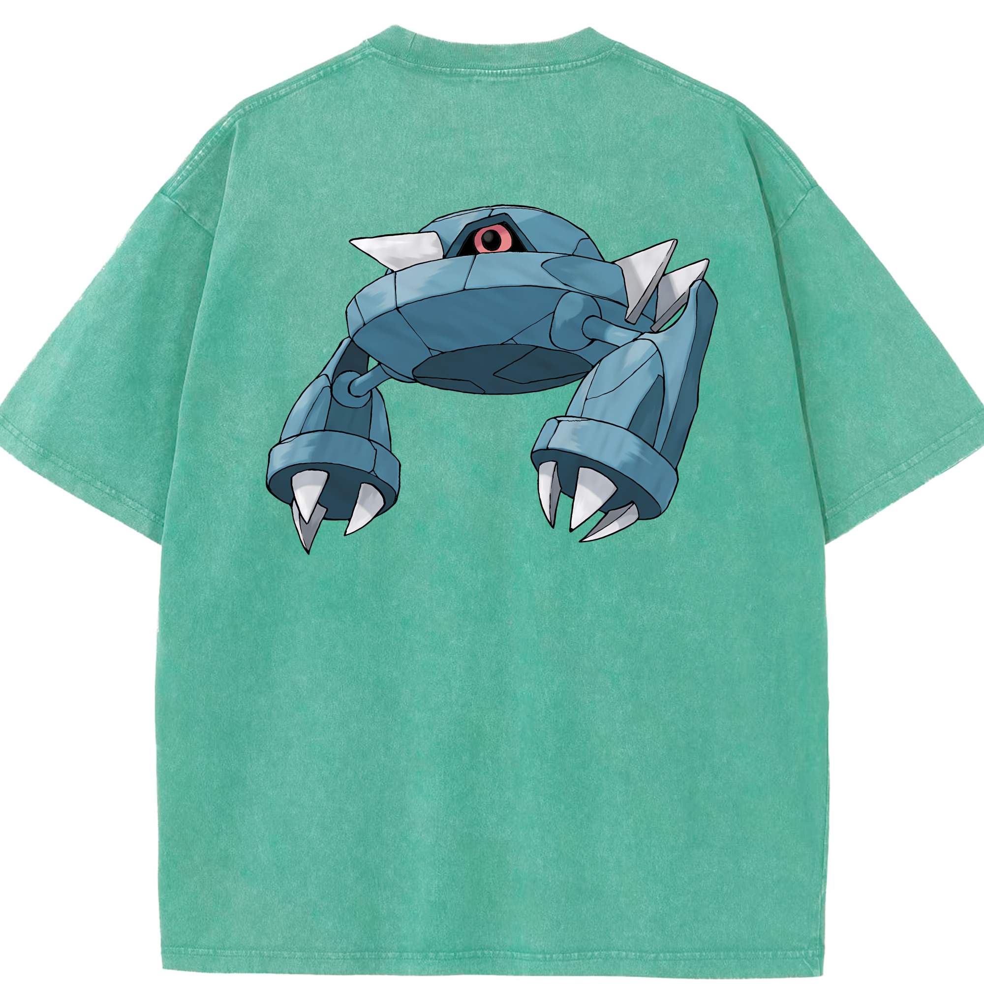 （画像用） ポケットモンスター Pokémon 綿100% ヴィンテージ風 半袖Tシャツ（背面プリント）